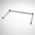 Thumbnail image #3 for Eagle Group 3-Sided Stainless Steel Channel Frame for 60 x 18 Inch Shelves