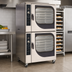 Thumbnail image #3 for Blodgett Combi CNVX-14G/BCX-14G Stacked Gas Boiler-Based Convection/Combi Oven, 2 Deck, Full-Size