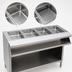Thumbnail image #3 for Spec-Master SHT4OB-208-3 4-Well Electric Sealed Well Hot Food Table with Open Base