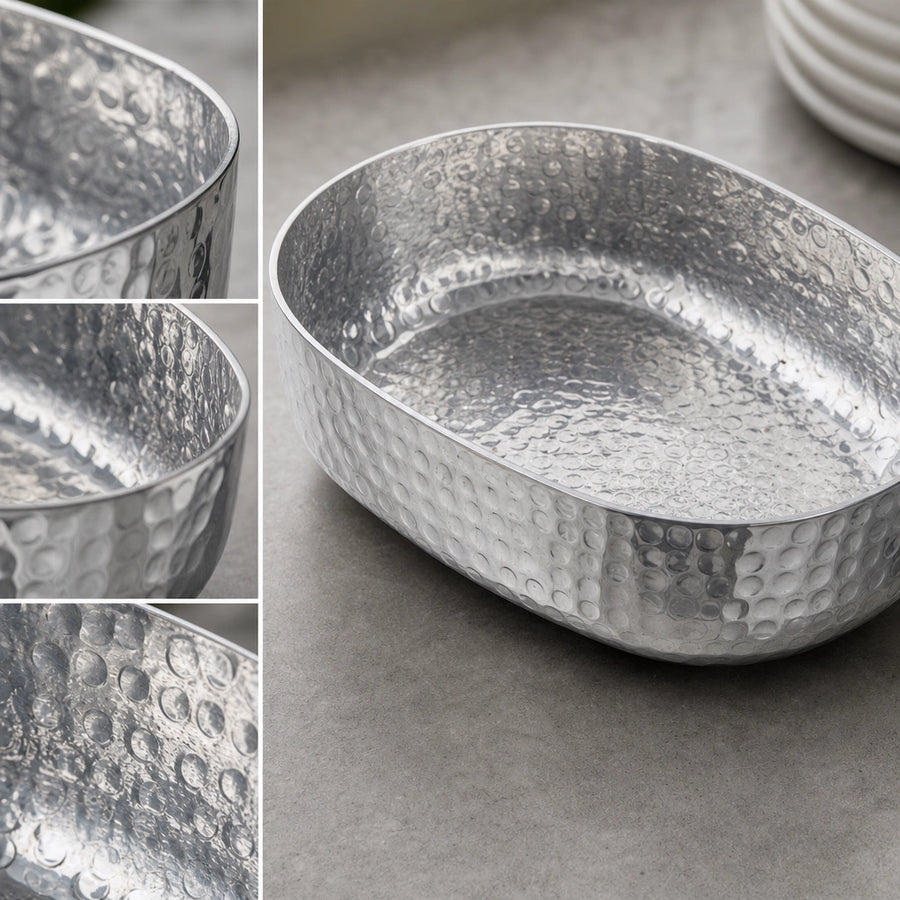 Hammered Aluminum Construction