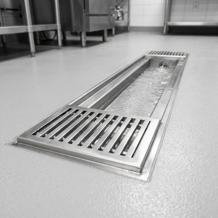 Product image #2 for Eagle Group WTFT-1572-SG Cool Trough Water Tempering Floor Drain System
