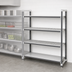 Thumbnail image #3 for Cambro Camshelving Elements XTRA 4-Tier Stationary Add-On Shelving Unit, 36 x 24 x 84 Inches, Speckled Gray