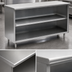 Thumbnail image #3 for Spec-Master Series Stainless Steel Plate Cabinet with Hinged Doors, 120W x 18D x 34.5H