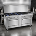 Thumbnail image #3 for Southbend Ultimate 72-Inch Commercial Gas Restaurant Range with 6 Non-Clog Burners, 36-Inch Charbroiler, and 2 Standard Ovens