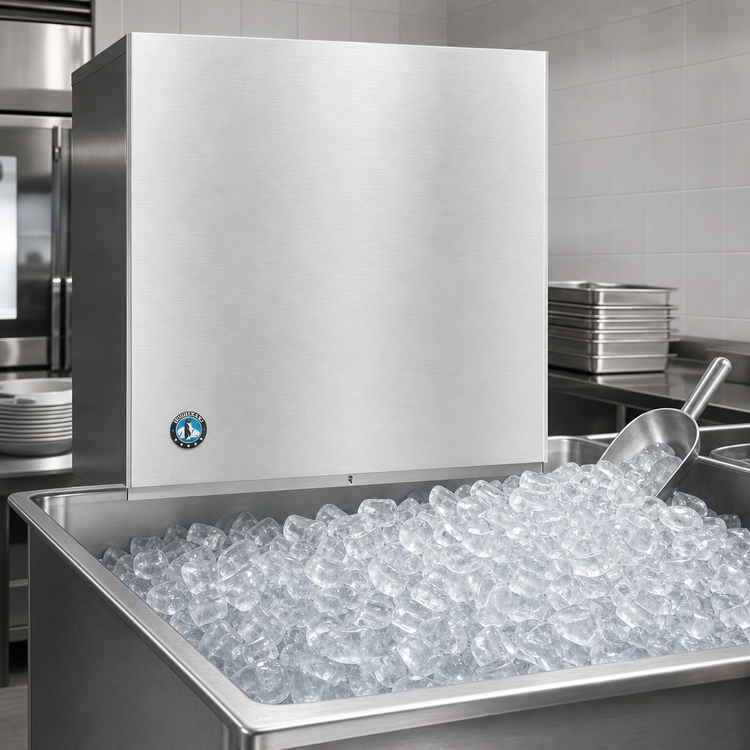 Product image #4 for Hoshizaki KMD-860MWJ Water-Cooled Crescent Cube Ice Maker, 30 Inch Wide, 940 lb/24 hr