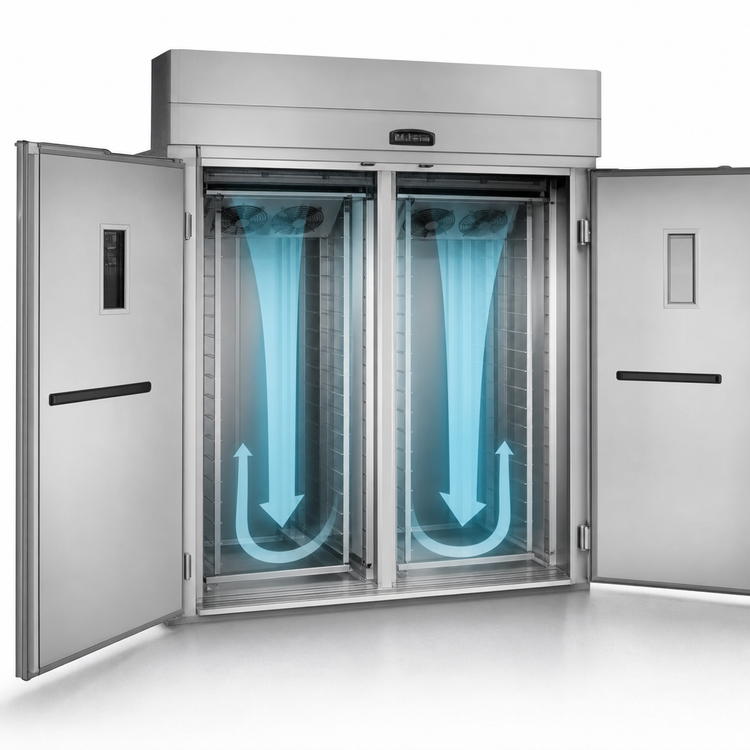 Product image #3 for Baxter Roll-In Double Wide Retarder/Proofer Cabinet, 80.5-Inch Depth, Remote R448A Refrigeration, Floor Model