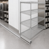 Thumbnail image #3 for Eagle Floor-Trak Single-Deep Floor Track Kit for Wire Shelving, 8 Ft., Anodized Aluminum
