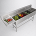 Thumbnail image #3 for John Boos Pro-Bowl 4-Compartment Sink with Left Drainboard, 16-Gauge Stainless Steel