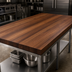 Thumbnail image #3 for John Boos Boos Block American Black Walnut Kitchen Countertop with Varnique Finish, 96 x 48 x 3 Inch