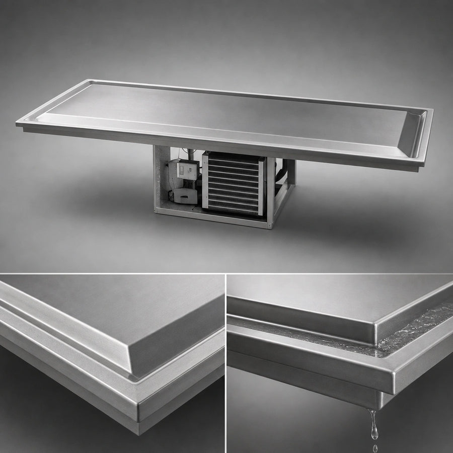 Raised Stainless Steel Top
