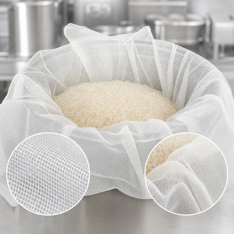 Product image #3 for Polyester Mesh Rice Napkin, 35-1/2 x 45-1/2 Inches, Dozen