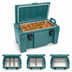 Thumbnail image #4 for Cambro Ultra Pan Carriers Top-Loading Insulated GN Food Pan Carrier, 40 Qt, Slate Blue