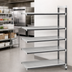 Thumbnail image #3 for Cambro Camshelving Elements XTRA 5-Tier Solid Stationary Add-On Polymer Shelving Unit, 21 x 60 x 84 Inches, Speckled Gray