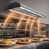 Thumbnail image #3 for Hatco Glo-Ray Curved 60-Inch High-Watt Lighted Infrared Strip Heater with Dual LED Lights and Electronic Infinite Control