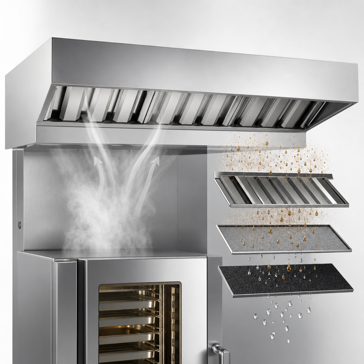 Product image #3 for Convotherm ConvoVent 4 6.10/10.10 Ventless Condensation Hood for Electric Combi Ovens
