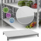 Thumbnail image #4 for Cambro Camshelving® Premium CPSK1854S4480 Polypropylene Shelf Kit, 18" D x 54" W, 4 Solid Shelves, Speckled Gray