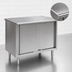 Thumbnail image #3 for Eagle Group Spec-Master 48-Inch W x 30-Inch D Enclosed Worktable with Sliding Doors and 304 Stainless Steel Top