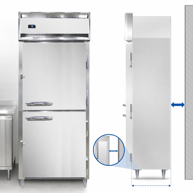 Product image #3 for Continental D1FXSNHD Designer Line One-Section Extra-Wide Reach-In Freezer