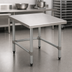 Thumbnail image #3 for Eagle Group TMS3636 Stationary Mixer Stand, 36 x 36 in. Stainless Steel Top, Galvanized Tubular Base
