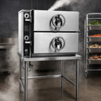 Thumbnail image #3 for Crown DCP-2 Direct Steam Pressure Steamer with 2 Compartments, 36" Wide