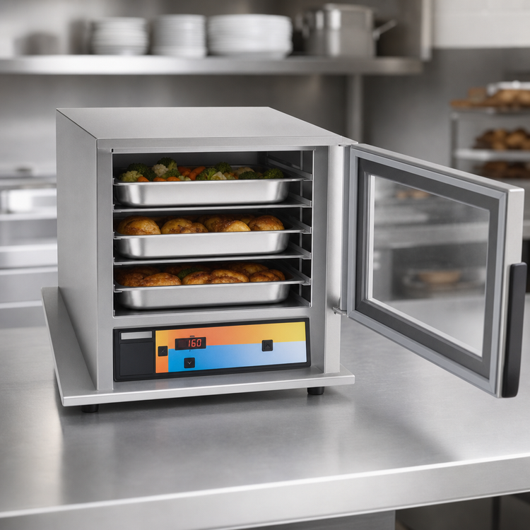 Product image #3 for Panco HCUELSN-RA3.00 Extended Undercounter Non-Insulated Heated Holding Cabinet with Polycarbonate Window Door