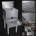 Thumbnail image #3 for Glastender Underbar Blender Station with Drainboard Top and 9-Inch Blender Shelf