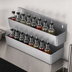 Thumbnail image #3 for Spill-Stop 32-Inch Double-Tier Stainless Steel Speed Rack for 16 750 mL Bottles