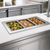 Thumbnail image #3 for Vollrath Short-Sided 3-Pan Drop-In Hot Well with Infinite Controls, Autofill, and Manifold Drain