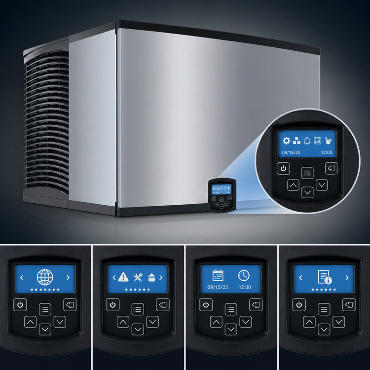 Product image #2 for Manitowoc Indigo NXT IYP0500A Half Dice Cube Ice Maker, Air-Cooled, Self-Contained
