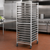 Thumbnail image #3 for Panco Mobile Full-Height Open-Sided Utility Rack with 18 Slides for 18 x 26-Inch Trays