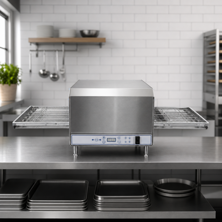 Product image #3 for Lincoln Foodservice DCTI 2500 Series Ventless Digital Countertop Impinger Conveyor Oven, 20-Inch Baking Chamber