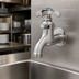 Thumbnail image #3 for T&S Brass Heavy-Duty Wall-Mount Single Sink Faucet with 4-Inch Reach and Hose Outlet