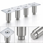 Thumbnail image #3 for Krowne BS-102 4-Inch Stainless Steel Legs for Back Bar Coolers, Set of 4