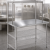 Thumbnail image #3 for Eagle AdjusTable 60 Inch x 24 Inch 14 Gauge Stainless Steel One-Tier Work Surface System with Adjustable Overshelf and Undershelves