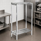 Thumbnail image #3 for Channel Manufacturing Lifetime Tough DR2060-2 Aluminum Dunnage Shelving, Channel Style, 2-Shelf, 60 x 20 x 64 Inches