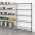Thumbnail image #3 for EAGLEbrite 5-Tier Add-On Wire Shelving Unit, 24 x 24 x 86 Inches, Zinc Finish
