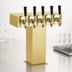 Thumbnail image #3 for Perlick Countertop Extra High 5-Faucet Glycol-Cooled Tee Draft Beer Tower, Tarnish-Free Brass