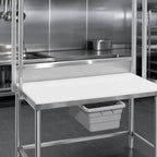Thumbnail image #3 for Channel Manufacturing BS3 36-Inch Stainless Steel Work Table Backsplash