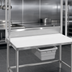 Thumbnail image #3 for 36-Inch Stainless Steel Work Table Backsplash