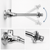 Thumbnail image #3 for Fisher Wall-Mount Chinese Range Control Valve with Swivel Outlet and 8-1/4 Inch Nipple