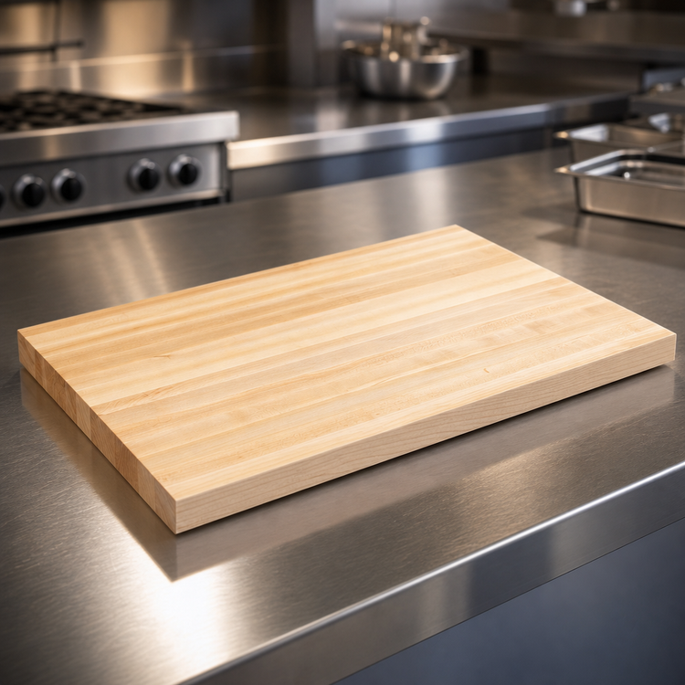 Product image #3 for John Boos Boos Block Edge Grain Maple Kitchen Countertop, 12 x 25 x 1-1/2 Inch, Varnique Finish