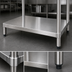 Thumbnail image #3 for Advance Tabco Stainless Steel Legs and Undershelf Upgrade for 2-Well Hot or Cold Food Table