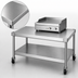 Thumbnail image #3 for 60-Inch 14-Gauge Stainless Steel Equipment Stand with Open Base and Bottom Shelf