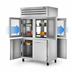 Thumbnail image #3 for True SPEC SERIES Two-Section Pass-Thru Reach-In Refrigerator with Glass and Stainless Half Front Doors and Stainless Rear Doors