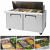 Thumbnail image #3 for Turbo Air M3 Series 48-Inch Two-Section Mega Top Sandwich/Salad Prep Table