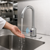 Thumbnail image #3 for Equip Electronic Sensor Touchless Deck-Mount Faucet with 5-11/16-Inch Rigid Gooseneck Spout