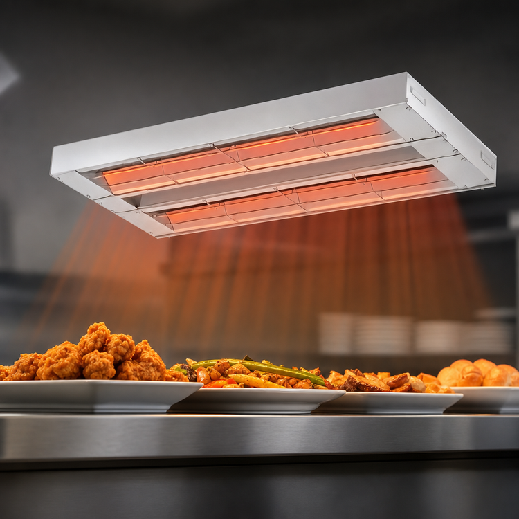 Product image #3 for Hatco Glo-Ray 24-Inch Double Unlighted Infrared Strip Heater, 1000W, 120V