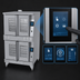 Thumbnail image #3 for Garland Master Series Full-Size Deep Depth Double-Deck Gas Convection Oven with easyTouch Digital Control