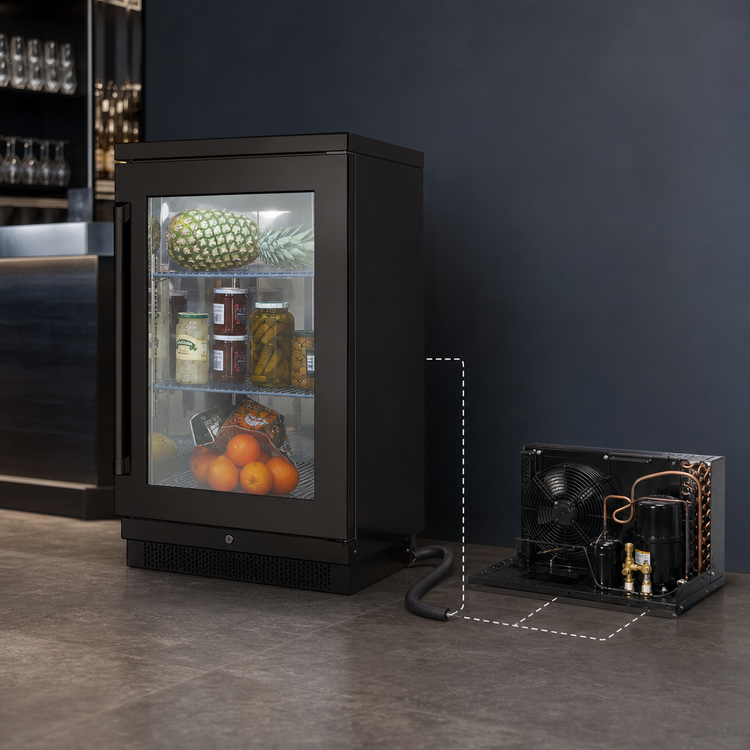 Product image #4 for Perlick BBR24 24-Inch Remote Back Bar Refrigerator Cabinet, 1-Door, 7.0 Cu. Ft.