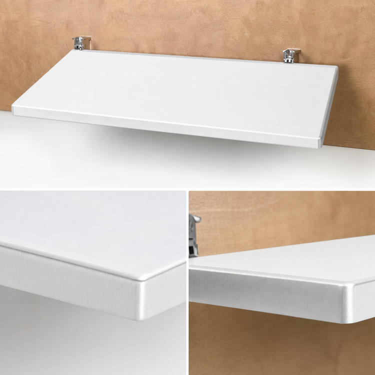 Product image #3 for Eagle Group 36"W x 12"D Wall-Mounted 304 Stainless Steel Drop Shelf
